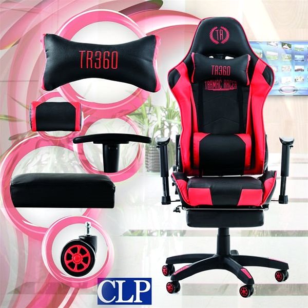 Gaming Chair BHM Germany Tores Black/Red Lifestyle