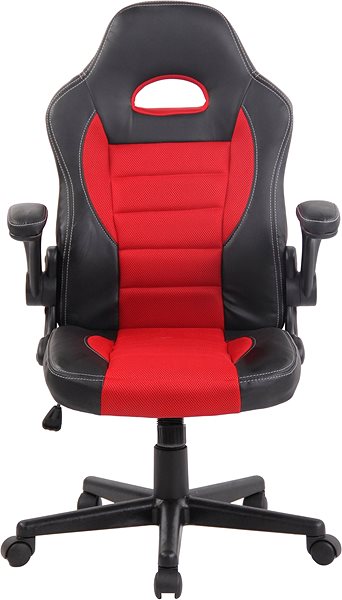 Office Armchair BHM Germany Furna Black/Red Screen