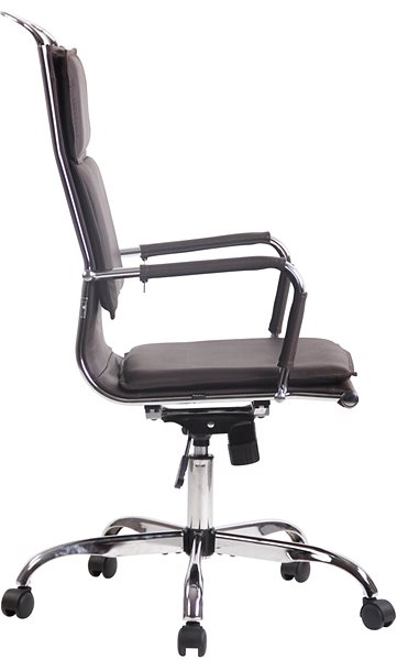 Office Armchair BHM Germany Jacolt, Brown Lateral view