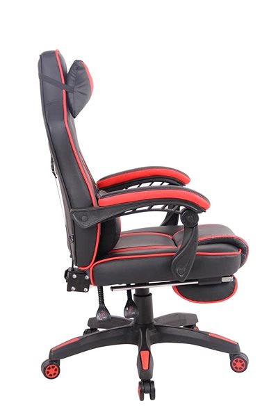 Gaming Chair BHM Germany Gregory, Black/Red Lateral view