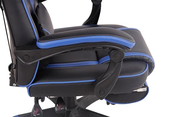 Gaming Chair BHM Germany Gregory, Black/Blue Features/technology
