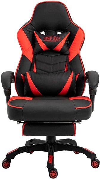 Gamer szék BHM GERMANY Tilos, fekete / piros Képernyő