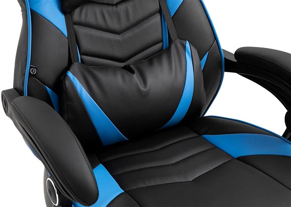 Gaming Chair BHM Germany Tilos, Black / Blue Features/technology