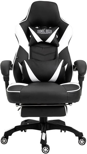Gaming Chair BHM Germany Tilos, Black / White Screen