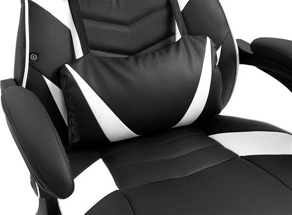 Gamer szék BHM Germany Tilos, fekete/fehér Jellemzők/technológia