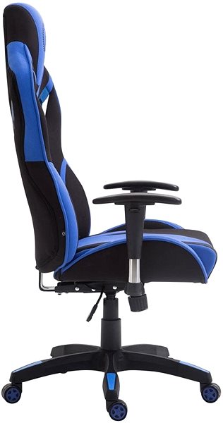 Gaming Chair BHM Germany Fangio, Black / Blue Lateral view