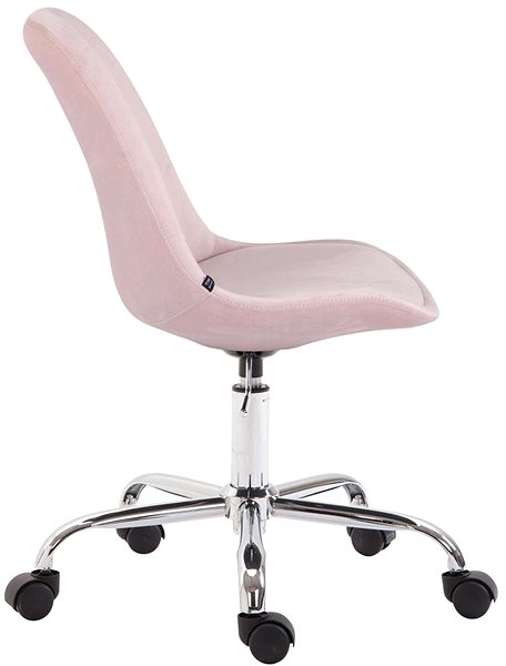 Office Chair BHM Germany Toulouse, Pink Lateral view