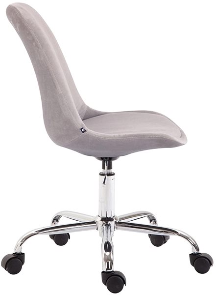 Office Chair BHM Germany Toulouse, Grey Lateral view