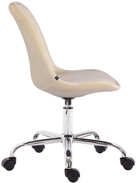 Office Chair BHM Germany Toulouse, Cream Lateral view