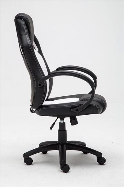 Office Armchair BHM Germany Lexus, Black and White Lateral view