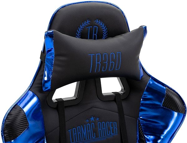 Herná stolička BHM Germany Turbo Lesk, čierno-modrá Vlastnosti/technológia