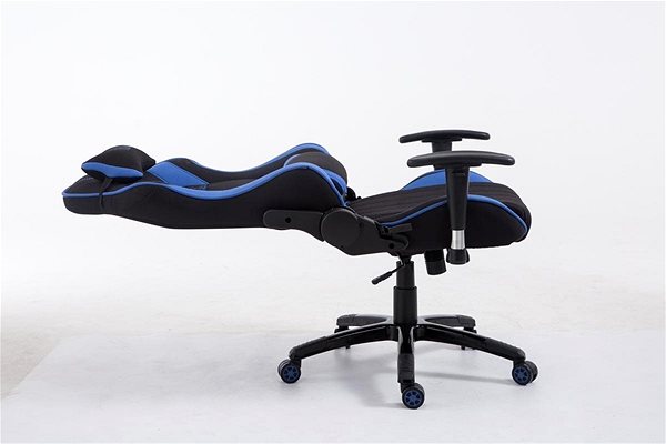 Gaming Chair BHM Germany Shift, Black-blue Lateral view