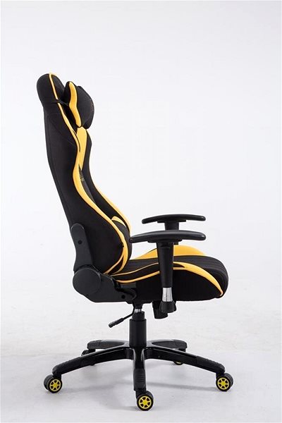 Gaming Chair BHM Germany Shift, Black-yellow Lateral view
