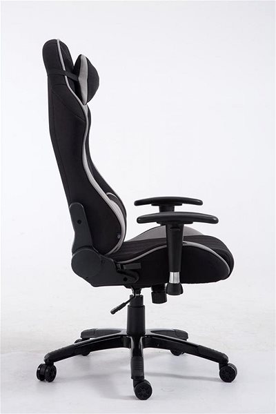 Gaming Chair BHM Germany Shift, Black-gray Lateral view
