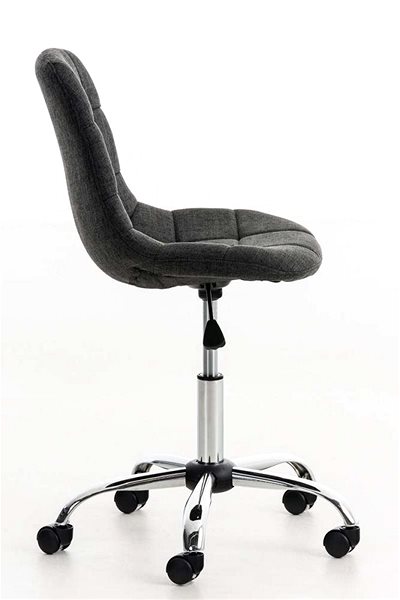 Office Chair BHM Germany Emil, Dark Grey Lateral view