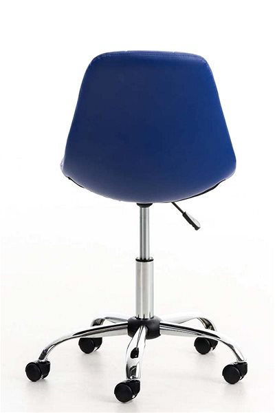 Kancelárska stolička BHM Germany Emil, modrá Zadná strana