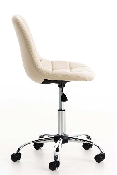 Office Chair BHM Germany Emil, Cream Lateral view