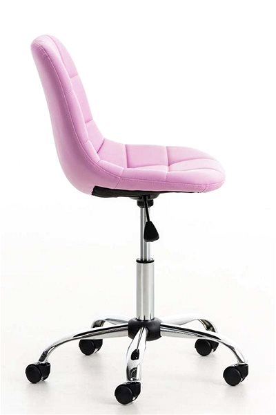 Office Chair BHM Germany Emil, Pink Lateral view