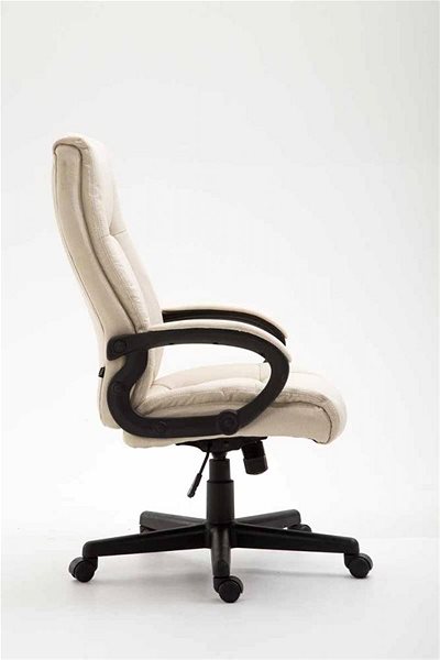 Office Armchair BHM Germany Sparta, Cream Lateral view