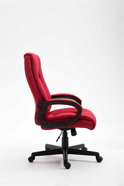 Office Armchair BHM Germany Sparta, Red Lateral view