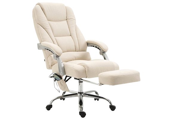 Office Armchair BHM Germany Pacific with Massage Function, Cream Features/technology
