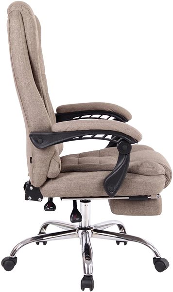 Office Armchair BHM Germany Oxygen, Taupe Lateral view
