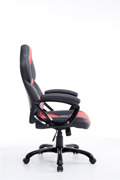 Office Armchair BHM Germany Pedro, Black-red Lateral view