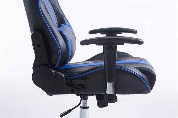 Gaming Chair BHM Germany Racing Edition, Synthetic Leather, Blue Features/technology