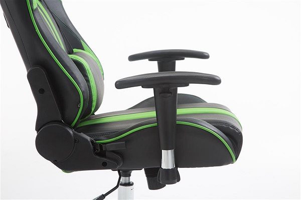Gaming Chair BHM Germany Racing Edition, Synthetic Leather, Green Features/technology
