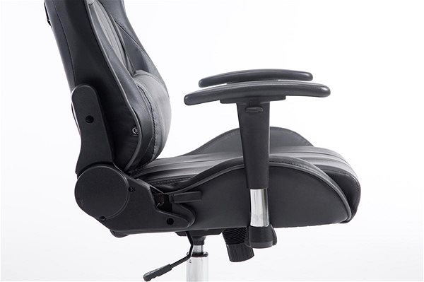 Gaming Chair BHM Germany Racing Edition, Synthetic Leather, Grey Features/technology