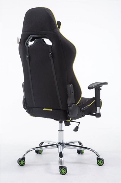 Gaming Chair BHM Germany Racing Edition, Textile, Green Back page