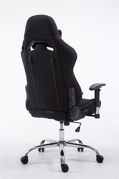 Gaming Chair BHM Germany Racing Edition, Textile, Brown Back page