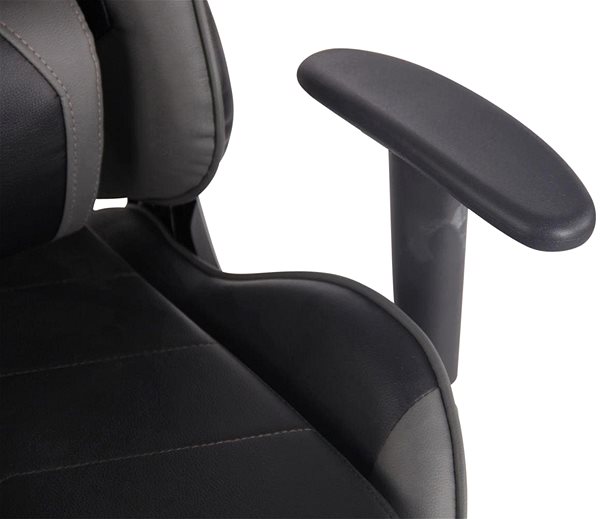 Herná stolička BHM GERMANY Turbo, masážna, čierno-sivá Vlastnosti/technológia 3