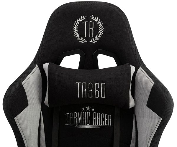 Herná stolička BHM Germany Turbo LED, textil, čierno-sivá Vlastnosti/technológia