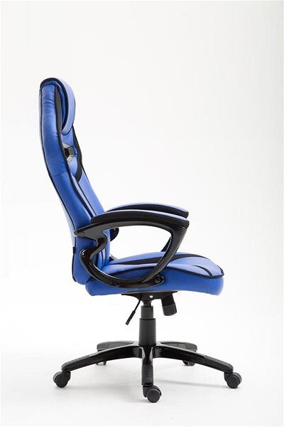 Gaming Chair BHM Germany Chicane, Blue Lateral view