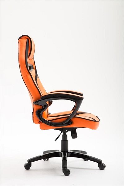 Gaming Chair BHM Germany Chicane, Orange Lateral view