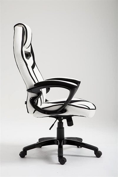 Gaming Chair BHM Germany Chicane, White Lateral view