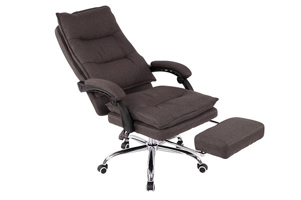 Office Armchair BHM Germany Power, Textile, Dark Grey Features/technology