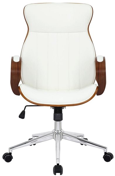 Office Chair BHM Germany Melilla, Walnut / White Screen