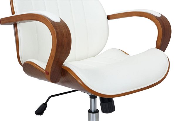 Office Chair BHM Germany Melilla, Walnut / White Features/technology
