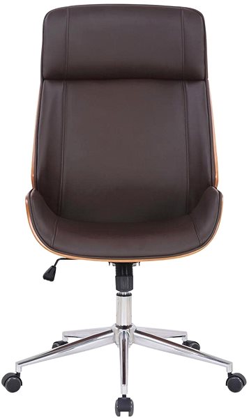 Office Chair BHM Germany Varel, Walnut / Brown Screen
