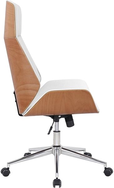 Office Chair BHM Germany Varel, Natural / White Lateral view