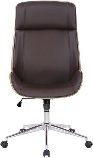 Office Chair BHM Germany Varel, Natural / Brown Screen