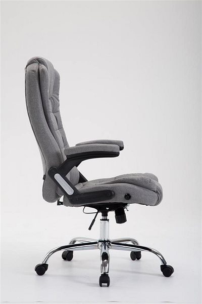 Office Chair BHM Germany Thor, Grey Lateral view