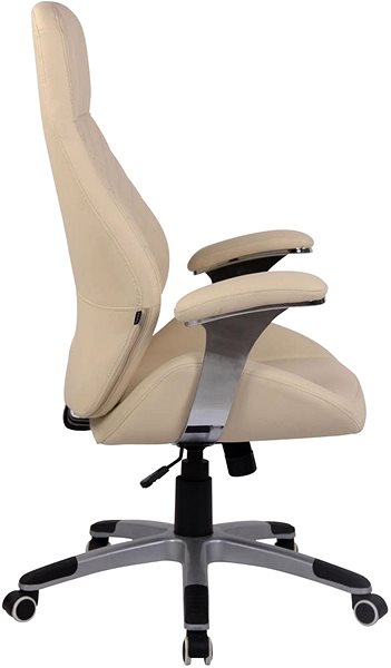 Office Chair BHM Germany Layton, Cream Lateral view