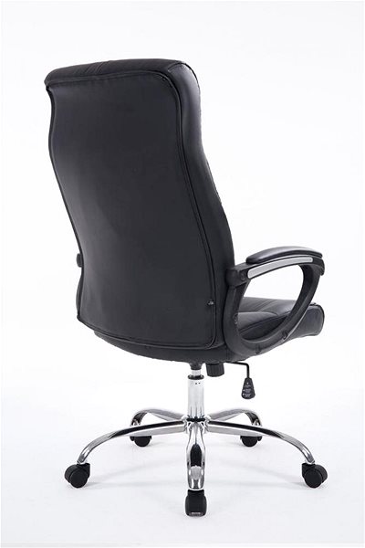 Kancelárska stolička BHM Germany Poseidon, čierna Zadná strana
