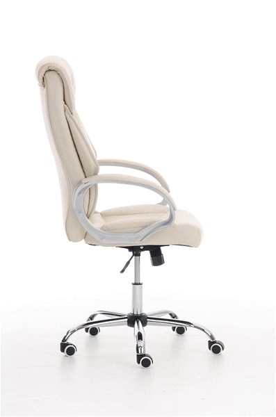 Office Chair BHM Germany Torro, Cream Lateral view