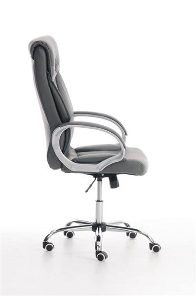 Office Chair BHM Germany Torro, Grey Lateral view