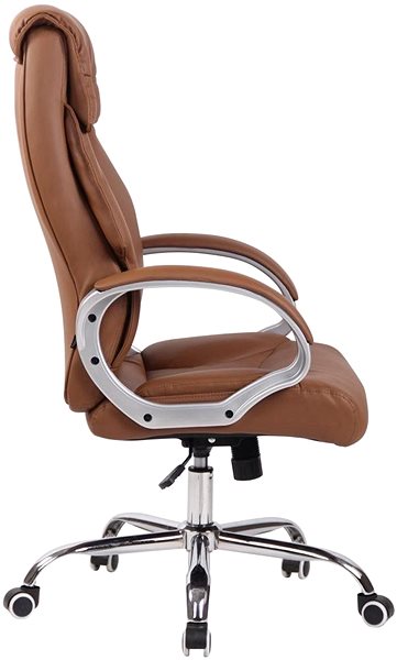Office Chair BHM Germany Torro, Light Brown Lateral view