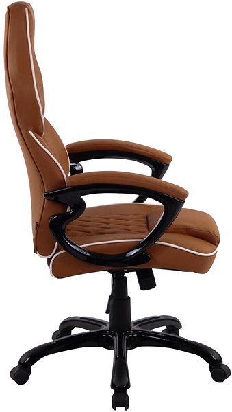Office Armchair BHM Germany BIG XXX, Light Brown Lateral view